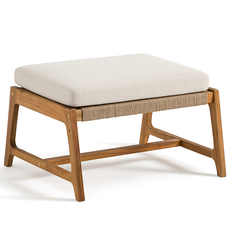 Оттоманка садовая из акации Comfortable Оттоманка садовая из акации Comfortable в Костроме | Loft Concept