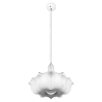 Подвесной светильник с белым фигурным абажуром и мягкими волнистыми краями Cloud Motion  варинант исполнения - 2 | Loft Concept в Костроме
