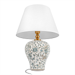 Настольная лампа с цветочной росписью Lamp Flower Painting варинант исполнения - 3 | Loft Concept в Костроме