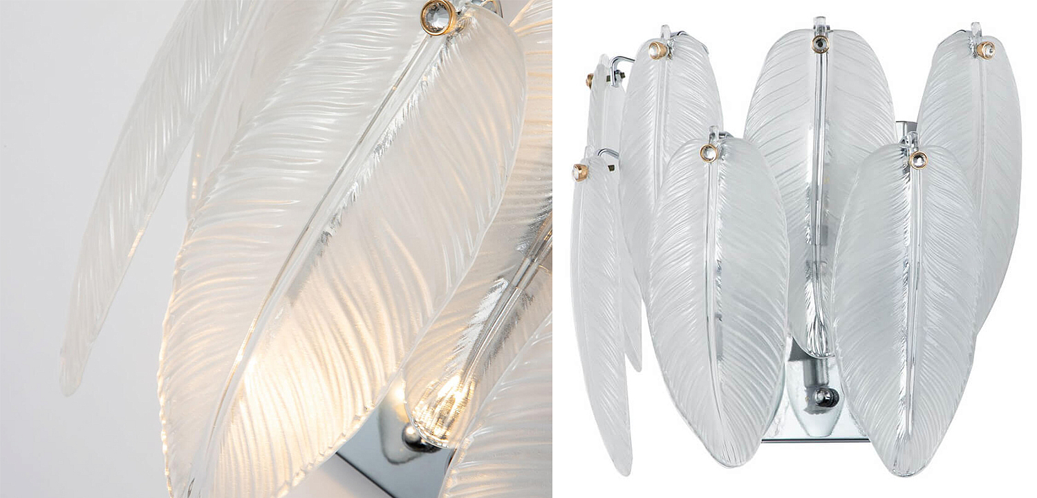 Бра Bud Petals Wall Lamp Chrome Бра Bud Petals Wall Lamp Chrome - Loft-Concept в Костроме