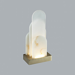 Настольная лампа с белыми вертикальными элементами Alabaster Totem   варинант исполнения - 6 | Loft Concept в Костроме