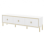 ТВ-тумба белая с тремя ящиками Antique Order варинант исполнения - 1 | Loft Concept в Костроме