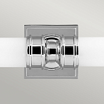 Бра для ванных комнат горизонтальное с двумя матовыми стеклянными цилиндическими плафонами Feiss варинант исполнения - 6 | Loft Concept в Костроме