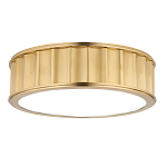 Потолочный светильник с гофрированным абажуром цвета латунь Millennium варинант исполнения - 2 | Loft Concept в Костроме