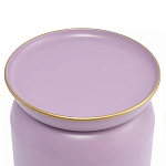 Журнальный столик круглый сиреневого цвета Noticeable Element варинант исполнения - 2 | Loft Concept в Костроме