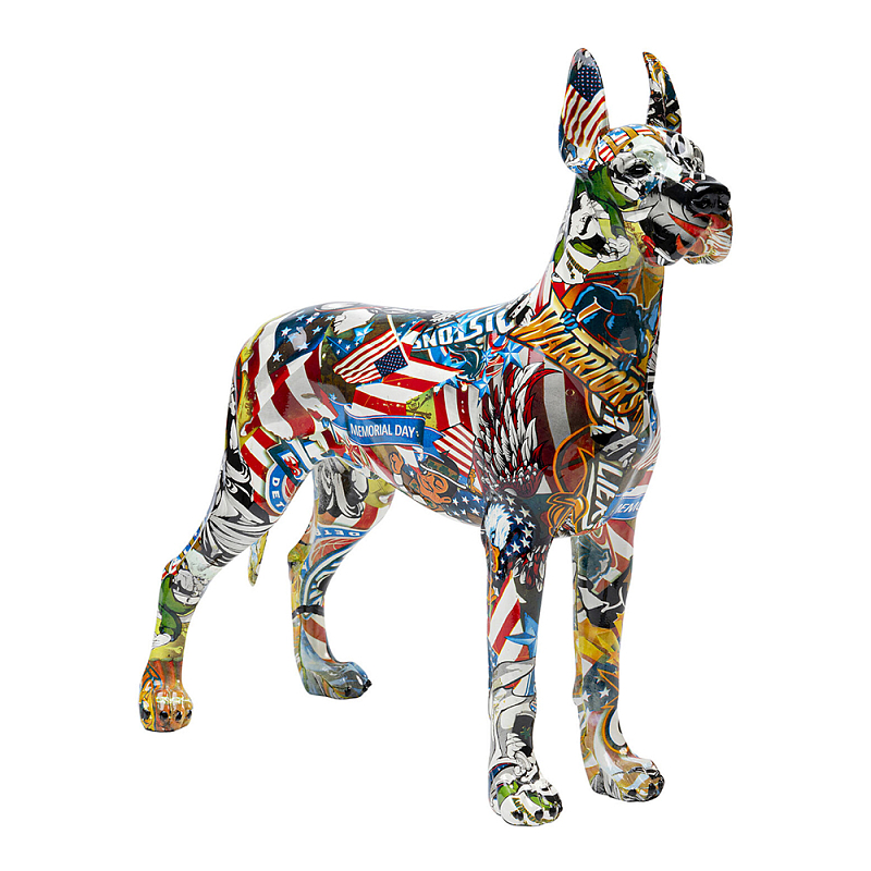 Статуэтка Graffiti Great Dane Поп-Арт Мульти в Костроме | Loft Concept 
