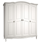 Шкаф белый из массива бука в стиле прованс White Provence варинант исполнения - 1 | Loft Concept в Костроме