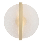 Бра с белым матовым стеклянным плафоном круглой формы Soft Glow Harmony варинант исполнения - 2 | Loft Concept в Костроме