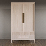 Шкаф платяной Primo с выдвижными ящиками шпон Черный дуб варинант исполнения - 2 | Loft Concept в Костроме