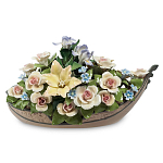 Статуэтка фарфоровая Лодка с цветами Charming Statuette варинант исполнения - 1 | Loft Concept в Костроме