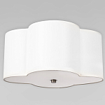 Потолочный светильник с белым волнистым плафоном из ткани Vitorino варинант исполнения - 1 | Loft Concept в Костроме