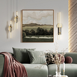 Подвесной светильник с шарообразным плафоном из алебастра и бронзовой декоративной стрекозой Alaris  варинант исполнения - 5 | Loft Concept в Костроме