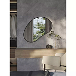 Зеркало асимметричной формы Oval Light Reflection варинант исполнения - 4 | Loft Concept в Костроме