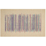 Ковер с геометрическим узором из комбинированного состава Full rhythm варинант исполнения - 1 | Loft Concept в Костроме