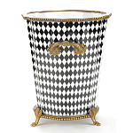 Фарфоровое кашпо Black and white square варинант исполнения - 3 | Loft Concept в Костроме