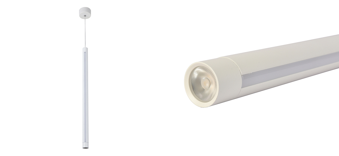 Белый подвесной светильник TRUMPET TUBE Белый подвесной светильник TRUMPET TUBE - Loft-Concept в Костроме