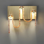 Бра волнистой формы из фактурного стекла Big Wave варинант исполнения - 7 | Loft Concept в Костроме