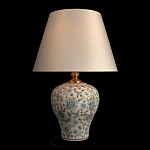 Настольная лампа с цветочной росписью Lamp Flower Painting варинант исполнения - 2 | Loft Concept в Костроме
