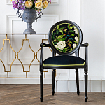 Стул с подлокотниками из бука с изображением птицы и цветов Blooming Birds варинант исполнения - 2 | Loft Concept в Костроме