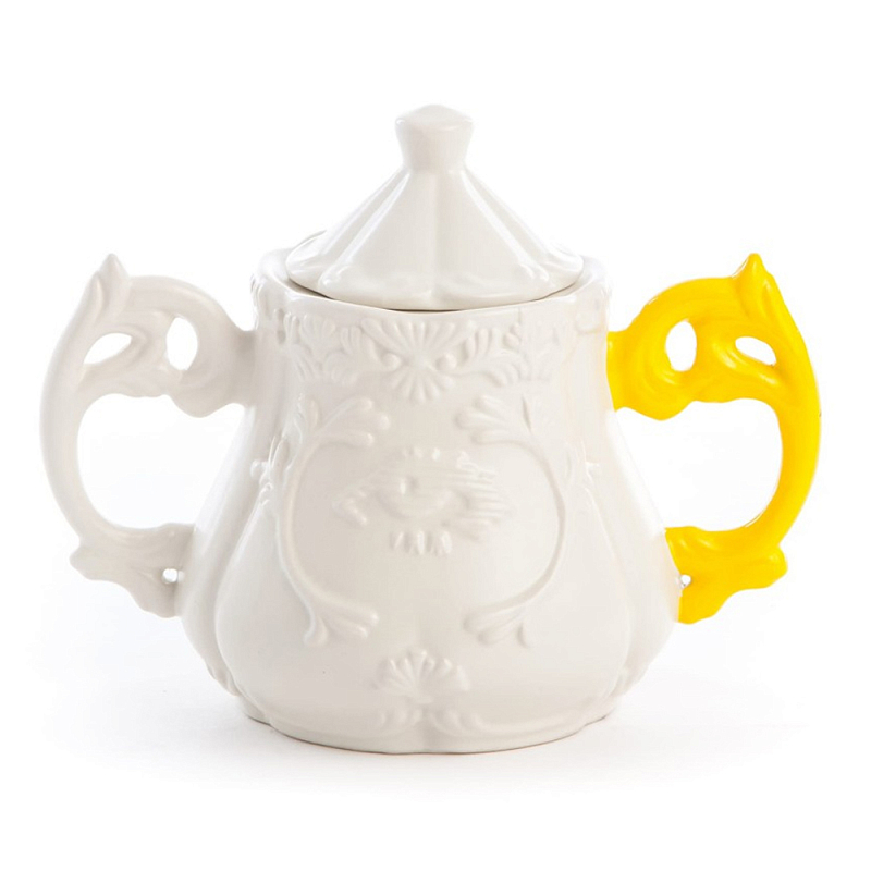 Сахарница Seletti I-Sugar Yellow Белый Желтый Сахарница Seletti I-Sugar Yellow Белый Желтый в Костроме | Loft Concept
