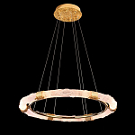 Люстра в форме кольца с золотым декором Warm Heavenly Light варинант исполнения - 5 | Loft Concept в Костроме