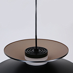 Подвесной светильник черного цвета из металла Obsidian Touch варинант исполнения - 3 | Loft Concept в Костроме