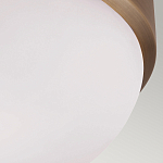 Потолочный светильник круглой формы с белым выпуклым матовым плафоном Feiss варинант исполнения - 4 | Loft Concept в Костроме