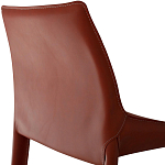 Стул коричневый из искуственной кожи на 4-х ножках Enigma Brown варинант исполнения - 2 | Loft Concept в Костроме