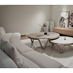 Стол журнальный круглый с узором Table Hypontic Pattern варинант исполнения - 7 | Loft Concept в Костроме