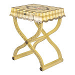 Приставной столик с ящиком в стиле ретро Vintage Rustic Tablecloth варинант исполнения - 2 | Loft Concept в Костроме