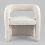 Кресло дизайнерское для лаунж зоны жемчужного цвета Pearl Lounge варинант исполнения - 9 | Loft Concept в Костроме