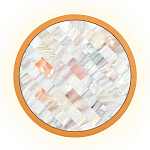 Бра в форме диска с перламутровыми прямоугольниками из морской ракушки Touch of Marine Charm варинант исполнения - 1 | Loft Concept в Костроме