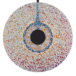 Подвесной светильник из фактурного двойного стекла Heterochromia варинант исполнения - 3 | Loft Concept в Костроме