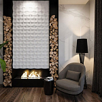 Гипсовая 3D Панель M-38 варинант исполнения - 1 | Loft Concept в Костроме