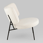 Мини-кресло District Lounge букле белый варинант исполнения - 2 | Loft Concept в Костроме