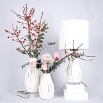 Декоративная ваза белая Мountain waterfall варинант исполнения - 3 | Loft Concept в Костроме