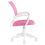 Офисное кресло с основанием из белого пластика Desk chairs Pink варинант исполнения - 3 | Loft Concept в Костроме