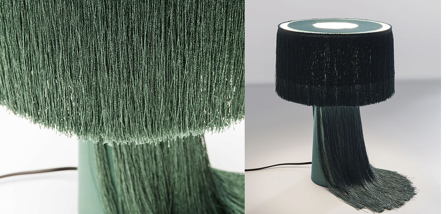 Настольная лампа Green Fringes - Loft-Concept в Костроме