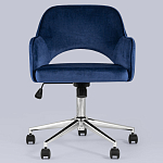 Кресло для компьютерного стола Veloury Blue варинант исполнения - 4 | Loft Concept в Костроме