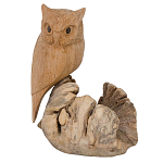 Статуэтка из дерева сова Animals of the World варинант исполнения - 2 | Loft Concept в Костроме