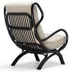 Дизайнерское кресло из ротанга Gio Ponti CONTINUUM D.163.7 BY BONACINA 1889 Armchair варинант исполнения - 8 | Loft Concept в Костроме