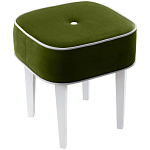 Квадратный мягкий пуф на белых ножках Winton Pouf Square варинант исполнения - 1 | Loft Concept в Костроме