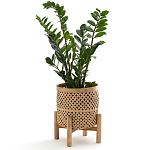 Кашпо на ножках из бамбука Bamboo Decor варинант исполнения - 2 | Loft Concept в Костроме