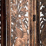 Ширма с  орнаментом ручная резьба Indian Antique Furniture варинант исполнения - 3 | Loft Concept в Костроме