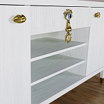 Комод-буфет Elsa Dreams White с открытыми полками   варинант исполнения - 5 | Loft Concept в Костроме