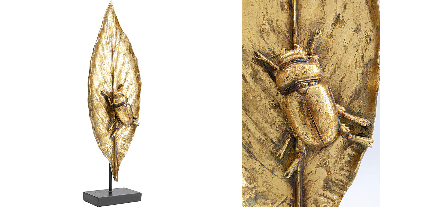 Статуэтка Golden Beetle on a leaf - Loft-Concept в Костроме