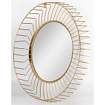 Зеркало круглое настенное в металлической оправе Modern Mirror Space варинант исполнения - 2 | Loft Concept в Костроме