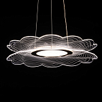 Люстра с прозрачным волнистым плафоном в форме цветка Ethereal Bloom варинант исполнения - 6 | Loft Concept в Костроме