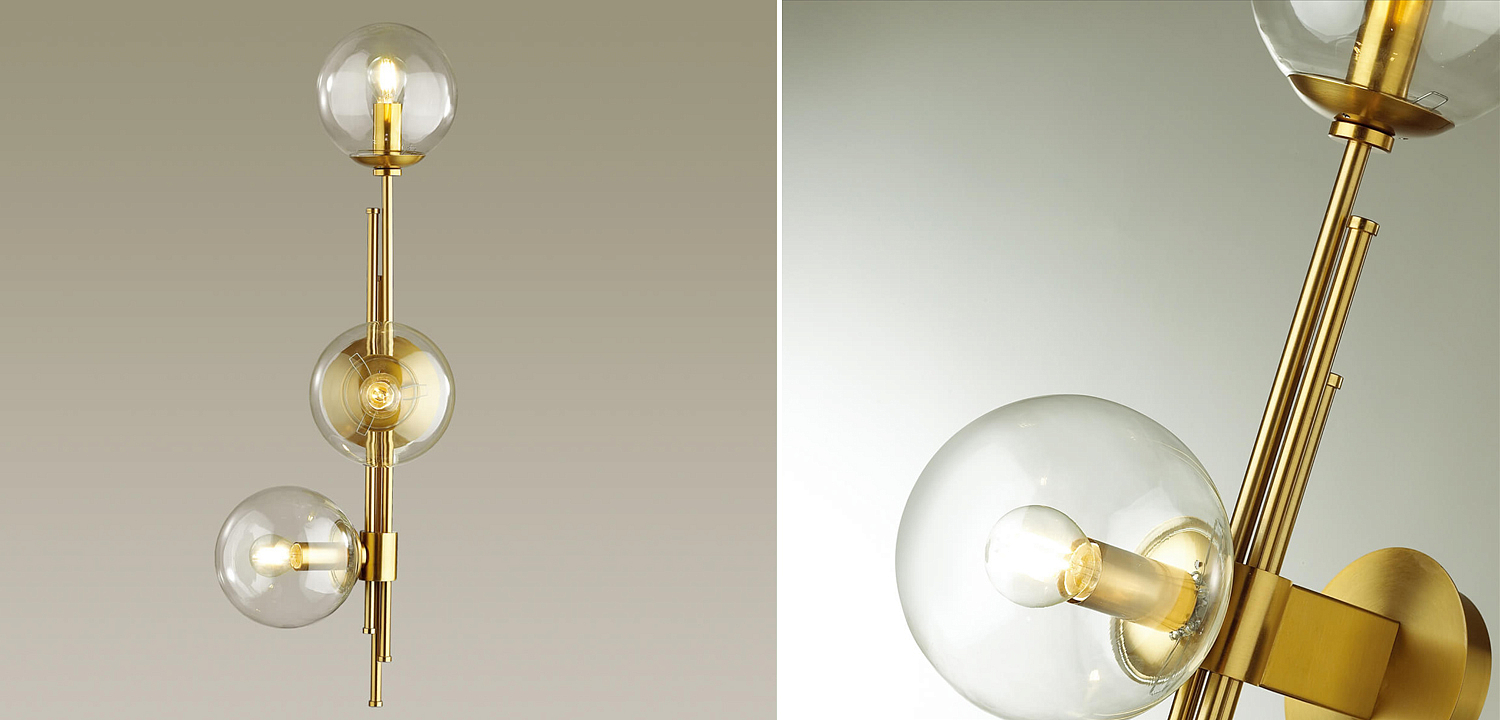 Бра TRILOGY WALL SCONCE Clear glass 70 Бра TRILOGY WALL SCONCE Clear glass 70 - Loft-Concept в Костроме