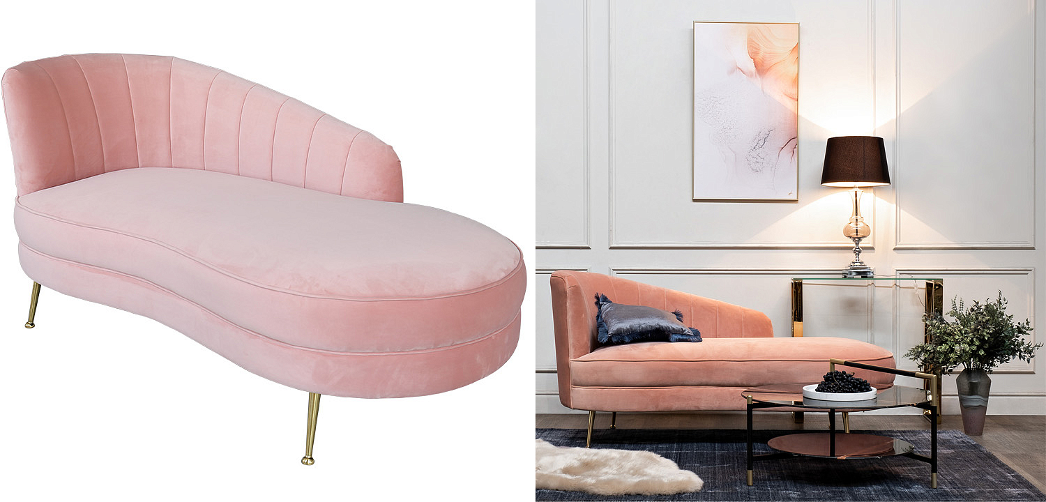 Кушетка Pink Velur Кушетка Pink Velur - Loft-Concept в Костроме
